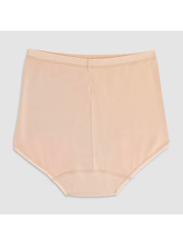 COTONELLA Pełne figi high waist w kolorze beżowym