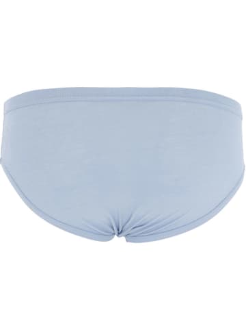 COTONELLA Slipki (3 pary) w kolorze błękitno-białym