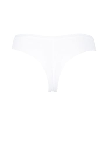 COTONELLA Stringi w kolorze białym