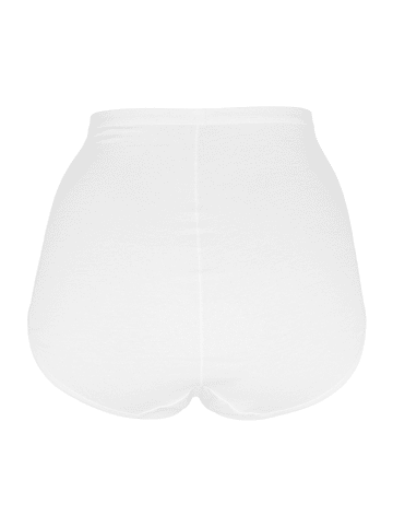 COTONELLA Pełne figi high waist w kolorze białym