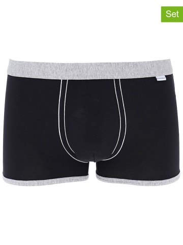 COTONELLA 2-delige set: boxershorts grijs/blauw/zwart