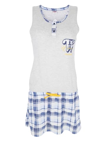 COTONELLA Koszula nocna w kolorze szaro-niebieskim