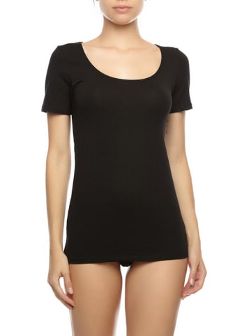 COTONELLA Koszulka w kolorze czarnym