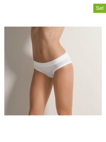 COTONELLA 3er-Set: Slip in Weiß