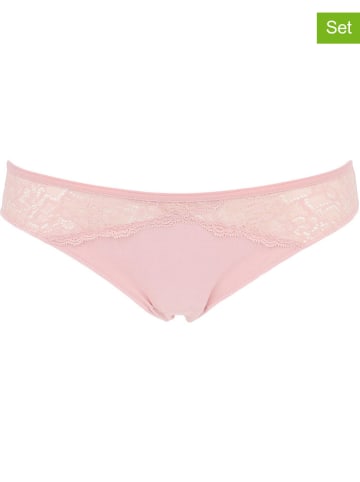 COTONELLA 2-delige set: slips blauw/lichtroze