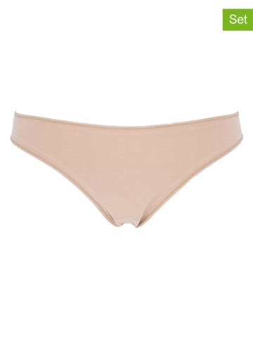 COTONELLA 3er-Set: Slips in Nude