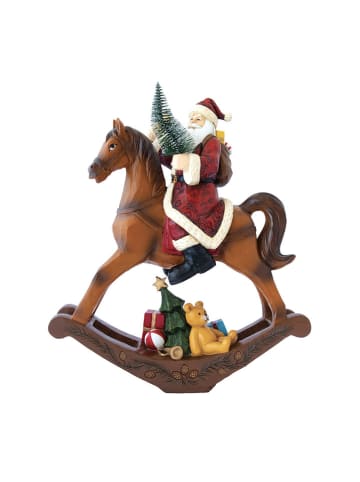 Easy Life Decofiguur "Santa Claus" meerkleurig - (B)35,5 x (H)41 x (D)12,5 cm