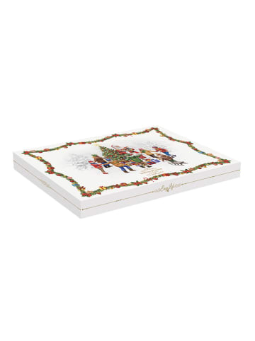 Easy Life Talerz w kolorze białym ze wzorem do serwowania - 25,5 x 40 cm