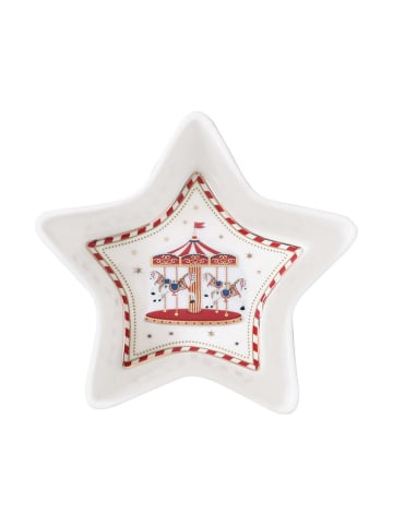 Easy Life Schale ''Christmas Wonderland'' in Weiß/ Rot - Ø 15 cm