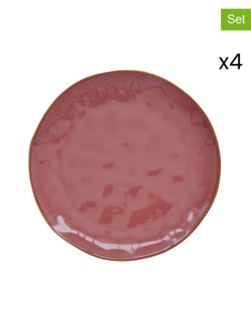 Easy Life 4-delige set: dinerborden ''Interiors'' rood - Ø 26 cm