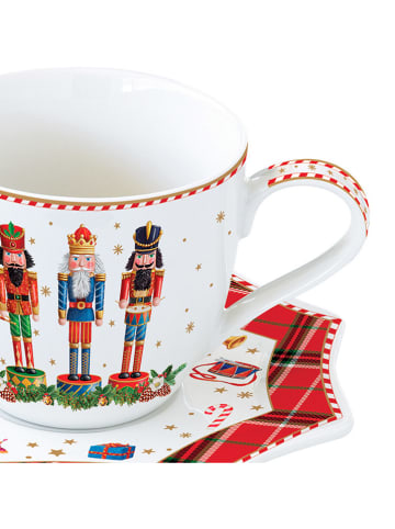 Easy Life Kop "Vintage Nutcracker'' wit/rood/meerkleurig - 250 ml