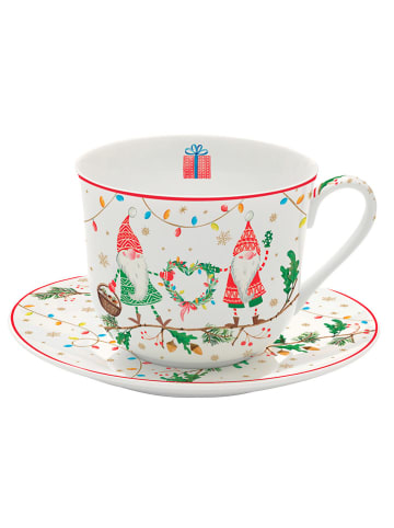 Easy Life Mok "Ready for Christmas" wit/rood/groen - 400 ml