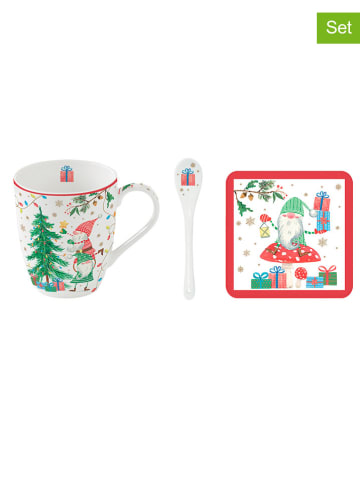 Easy Life 2-częściowy zestaw "Ready for Christmas" w kolorze biało-zielono-czerwonym