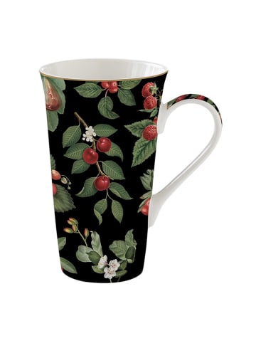 Easy Life Kubek jumbo "Orchard" w kolorze czarnym - 600 ml