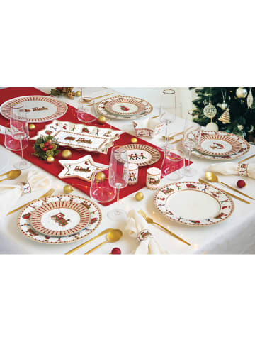 Easy Life Tafelloper wit/meerkleurig - (L)140 x (B)45 cm