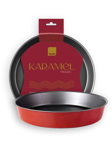 Ibili Backform "Karamel" in Rot - Ø 28 cm