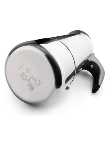 Ibili Kawiarka ''Moca'' w kolorze srebrnym - 700 ml