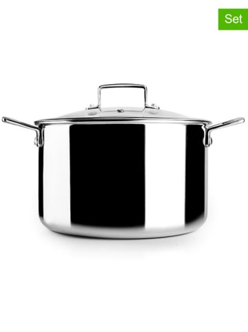Ibili 2tlg. Set: Edelstahl-Kochtopf - Ø 26 cm
