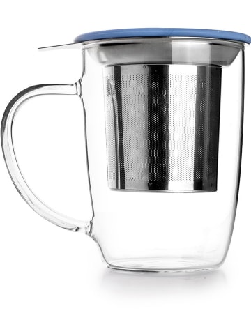 Ibili Kubek w kolorze niebieskim na herbatę - 450 ml