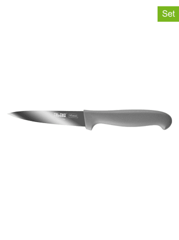 Ibili Noże (2 szt.) w kolorze czarnym do obierania - dł. 20 cm