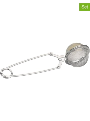 Ibili 3er-Set: Edelstahl-Teesiebe - Ø 4 cm