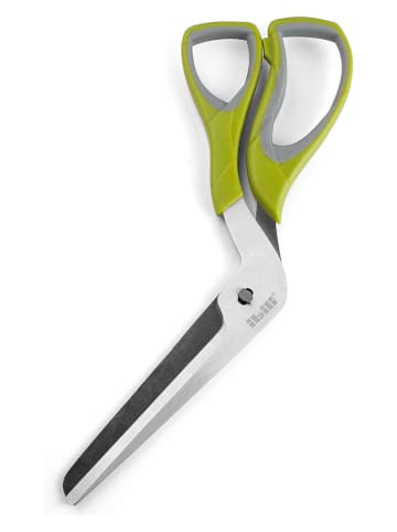 Ibili Pizzaschere in Silber/ Grün - (L)27,5 cm