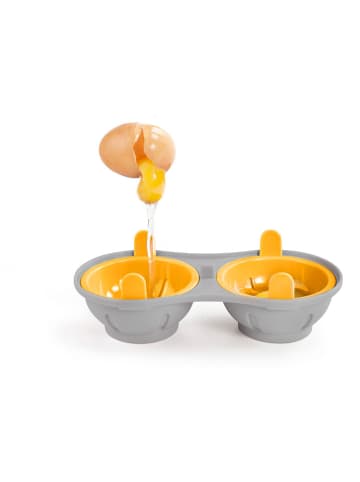 Ibili Eierkoker lichtgrijs/geel - (L)22 x (B)11 cm