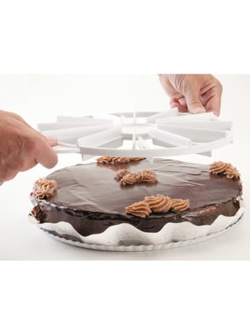 Ibili Kuchenmarkierer in Weiß - Ø 26 cm 