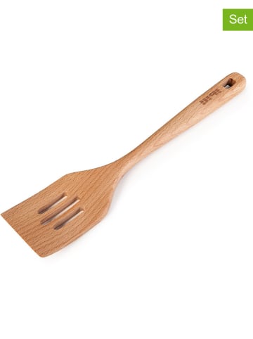 Ibili 2er-Set: Pfannenwender in Hellbraun - (L)30 cm