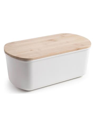 Ibili Brotkasten in Weiß/ Hellbraun - (B)34 x (H)13 x (T)18 cm