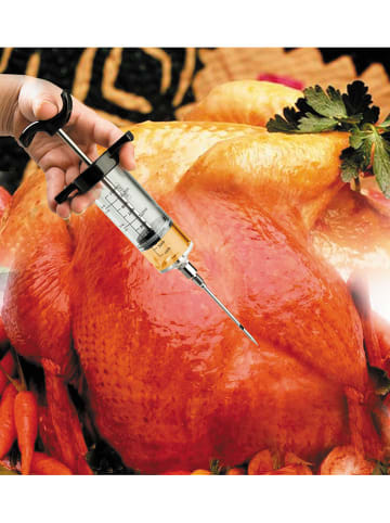 Ibili Sausspuit transparant/zwart - (L)26 cm