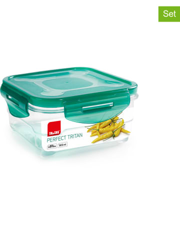 Ibili Pojemniki (2 szt.) w kolorze zielonym - 800 ml