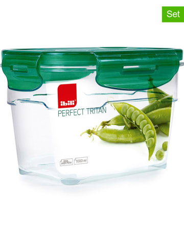 Ibili 2-delige set: vershouddozen groen - 1 l