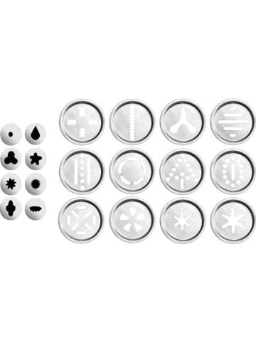 Ibili 22-delige bakset zilverkleurig