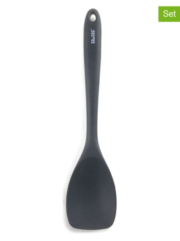 Ibili Łopatki (2 szt.) w kolorze granatowym do ciasta - wys. 12 cm