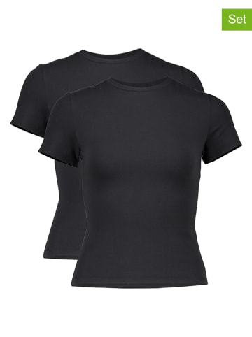 Skims 2er-Set: Shirts in Schwarz