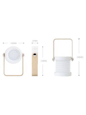 Techkidz Lampa "Zen" w kolorze biało-beżowym - 3+