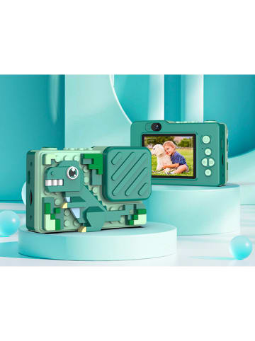 Techkidz Aparat cyfrowy "Pixel T-Rex" w kolorze zielonym - 6+