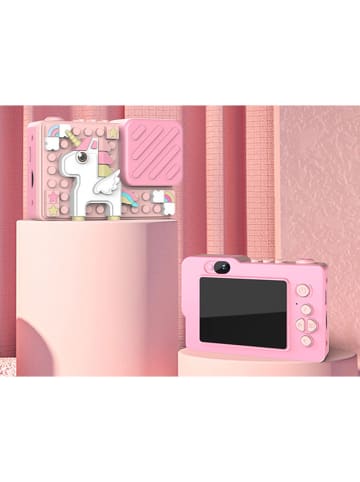 Techkidz Aparat cyfrowy "Pixel Unicorn" w kolorze jasnoróżowym - 6+