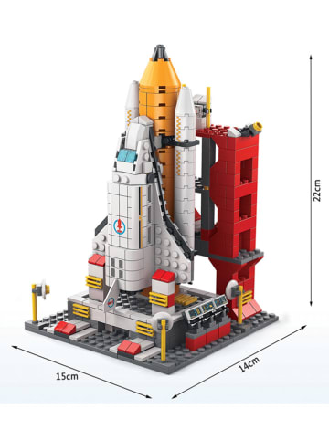 Techkidz 1000-częściowy zestaw konstrukcyjny "Space" w różnych kolorach - 6+