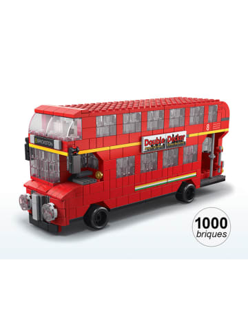 Techkidz 1000 tlg. Konstruktionsset "London" in Rot - ab 6 Jahren