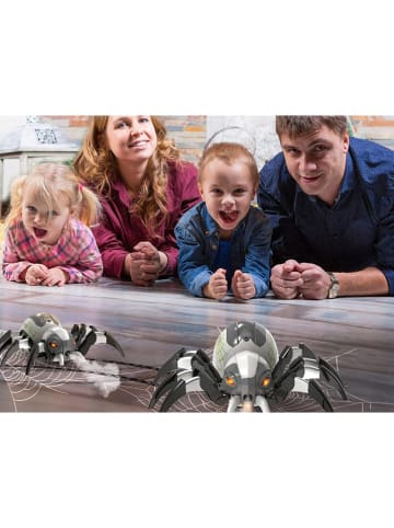 Techkidz Zdalnie sterowany pająk w kolorze czarno-biało-szarym - 6+