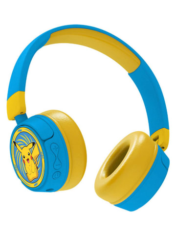 Techkidz Słuchawki nauszne Bluetooth "Pikachu" w kolorze niebieskim