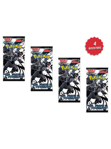 Pokémon 4er-Set: Pokémon Boosters "Black Bolt" - ab 3 Jahren