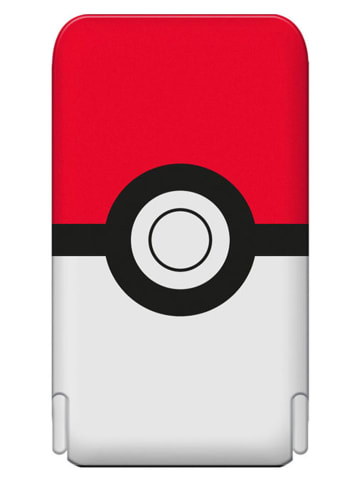 Techkidz Powerbank "Pokéball" w kolorze czerwono-białym - 5.000 mAh Qi