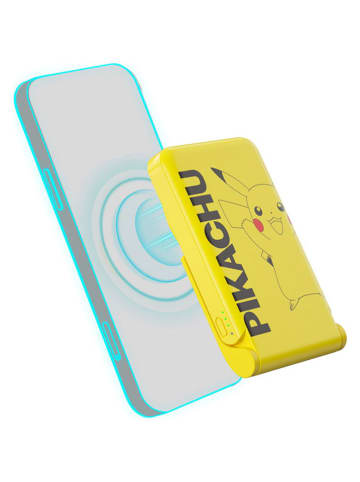 Techkidz Powerbank "Pikachu" w kolorze żółtym - 5.000 mAh Qi