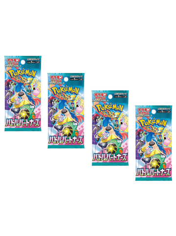 Pokémon 4er-Set: Pokémon Boosters "Battle Partners" - ab 3 Jahren
