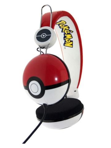 Techkidz Over-Ear-Kopfhörer "Pokéball" in Rot/ Weiß