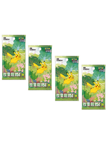 Pokémon 4er-Set: Pokémon Boosters "151 Journey" - ab 3 Jahren
