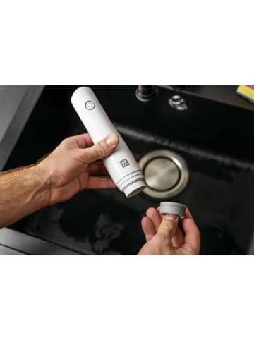 Zwilling Vakuumpumpe ''Red Line'' in Weiß/ Grau - (L)37 cm